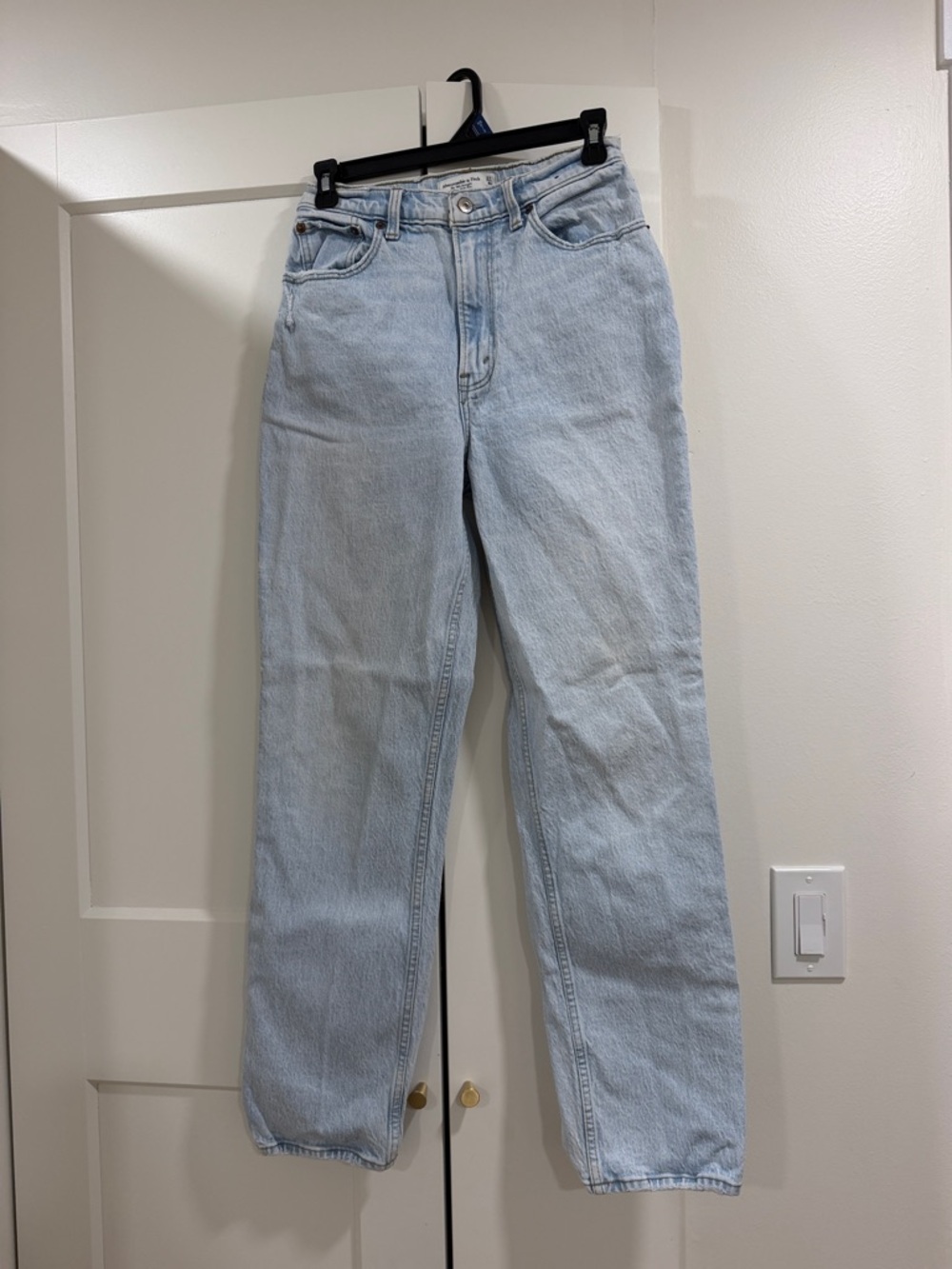 Abercrombie & Fitch Light Blue Straight Leg Jeans